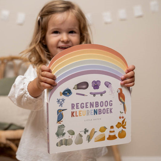 Kinderbuch Regenbogen Malbuch NL Anwendung