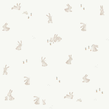 Vlies Tapete Baby Bunny Studio Aufnahme