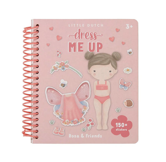 Anzieh und Stickerbuch Rosa & Friends Studio Aufnahme