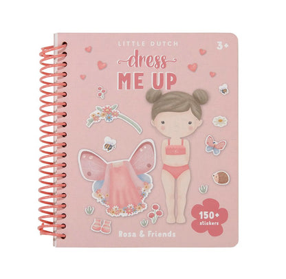 Anzieh und Stickerbuch Rosa & Friends Studio Aufnahme
