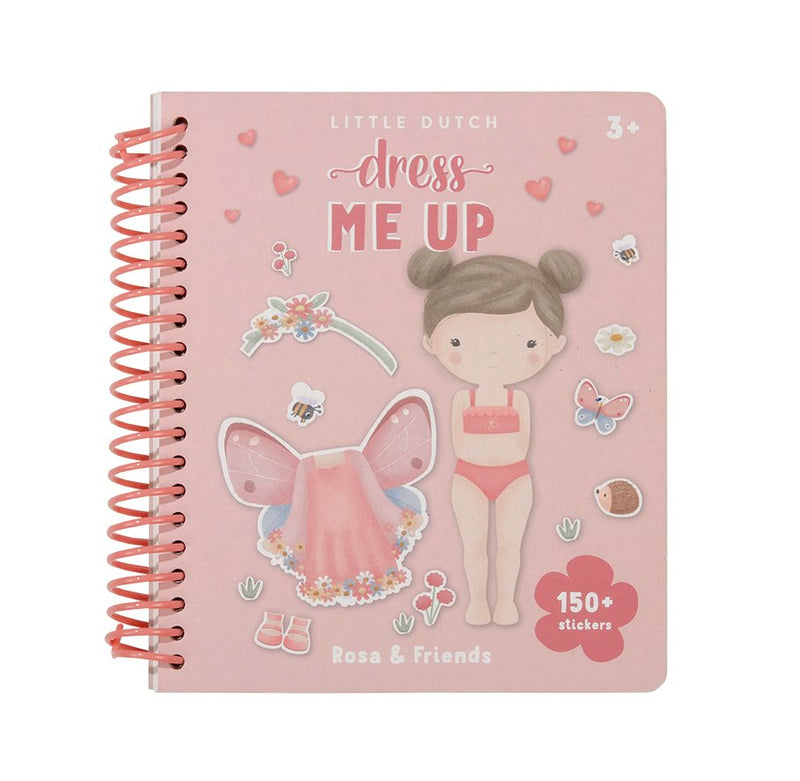 Anzieh und Stickerbuch Rosa & Friends Studio Aufnahme