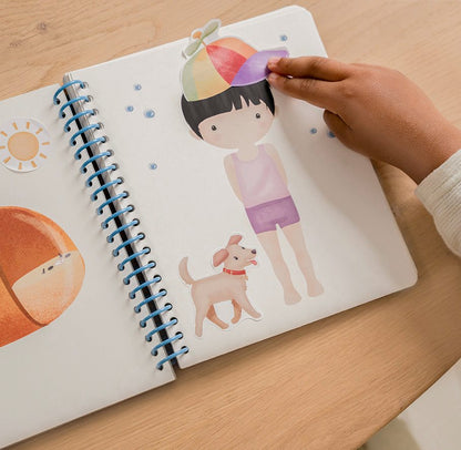 Anzieh und Stickerbuch Jim & Friends Detail 5