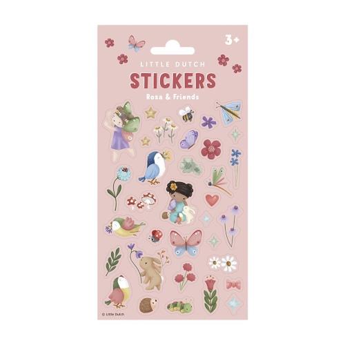 Stickerbogen Rosa & Friends Studio Aufnahme