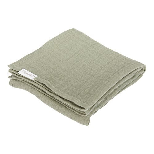 Swaddle Grün Little Farm Studio Aufnahme