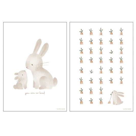 Poster Baby Bunny A3 Studio Aufnahme