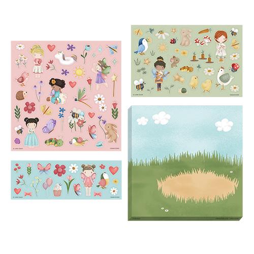 Sticker Rosa & Freunde Studio Aufnahme