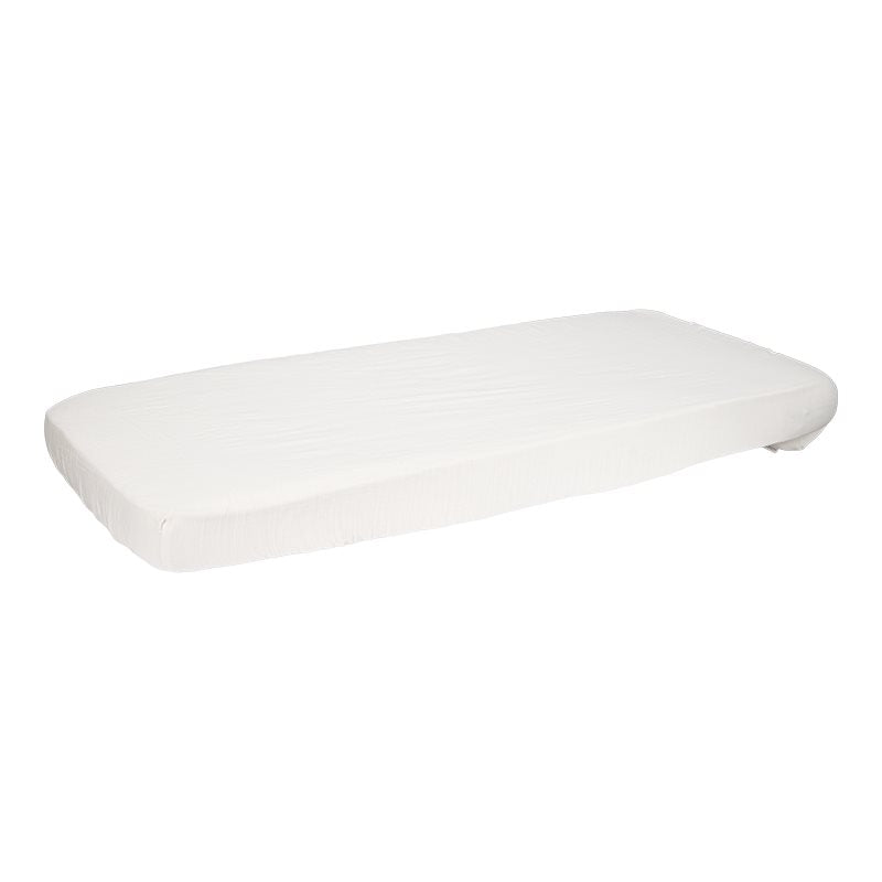 Hydrophiles Spannbettlaken für Kinderbett Soft White Anwendung