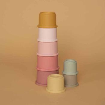 Little Dutch Stapelbecher Rosa 8-teilig