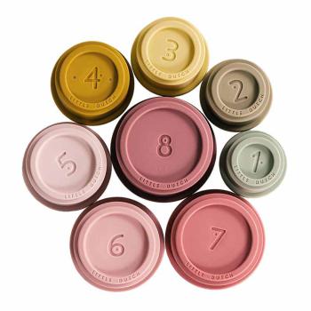 Little Dutch Stapelbecher Rosa 8-teilig