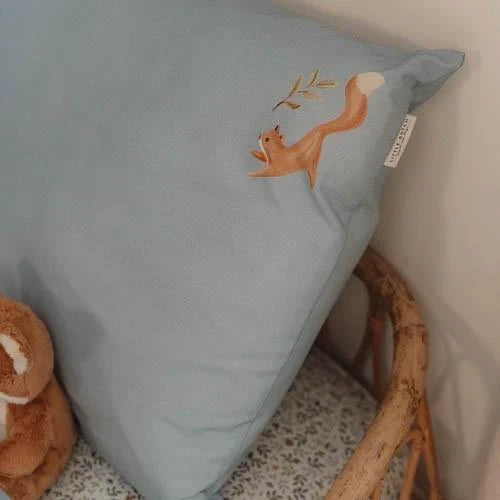 Bezug Kinderbett blau Forest Friends – 100x140 cm Little Dutch