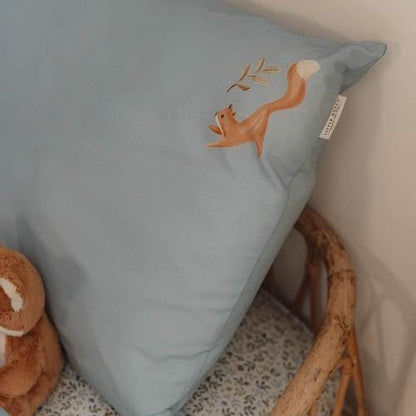 Junior Bettbezug Blau Forest Friends Detail 4