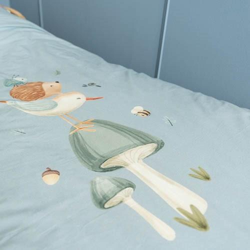 Junior Bettbezug Blau Forest Friends Detail 6