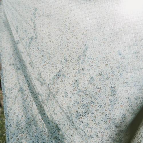 Wiegen Spannbettlaken Blau Forest Friends Waldabenteuer Detail 4