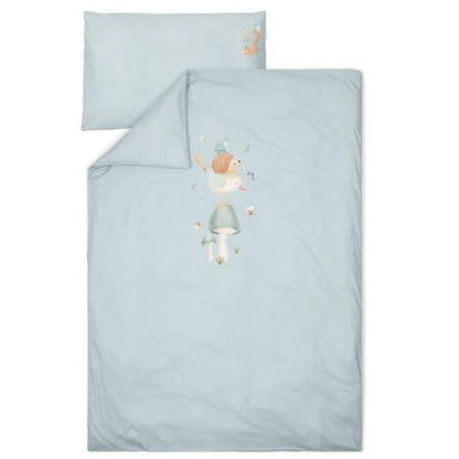 Bezug Kinderbett blau Forest Friends – 100x140 cm Little Dutch