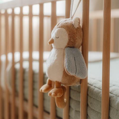 Wiege Decke Grün Forest Friends Detail 6