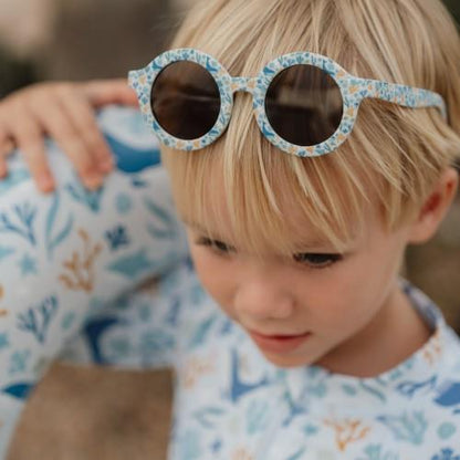 Kinder Sonnenbrille Rund Ocean Dreams Blau Detail 6