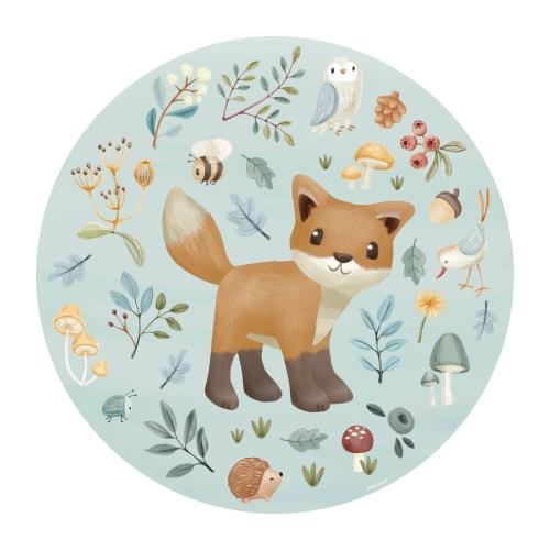 Tapetenkreis Mehrfarbig Forest Friends Waldwunder Studio Aufnahme