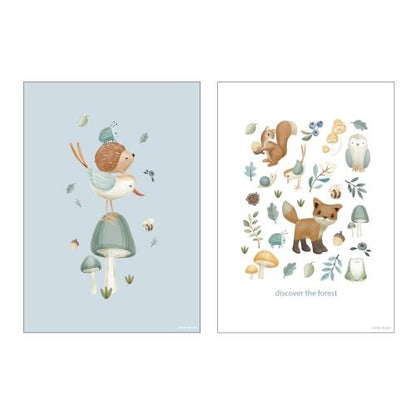 Poster Größe A3 Forest Friends Waldwunder Studio Aufnahme