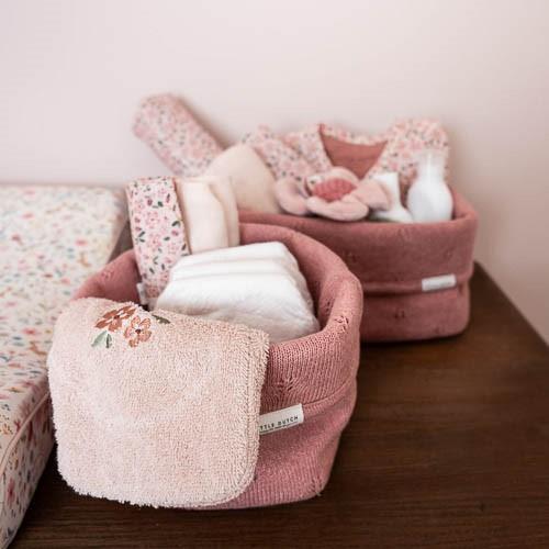 Kleiner Aufbewahrungskorb Rosa Essentials Anwendung