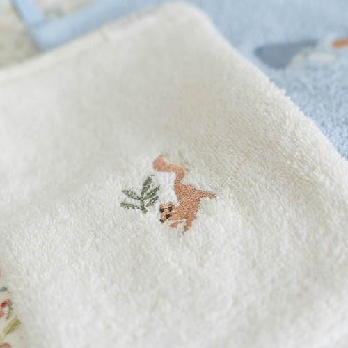Waschlappen Set Blau Forest Friends Anwendung