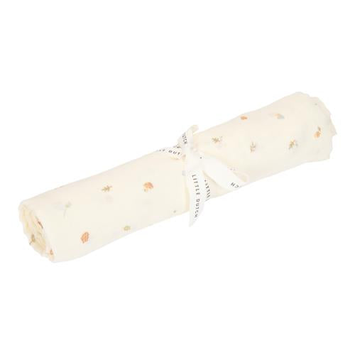Swaddle Weiß Größe 120 cm Forest Friends Waldschätze Studio Aufnahme