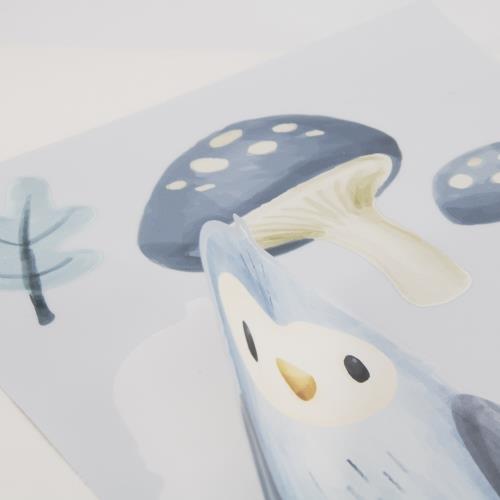 Wandaufkleber Mehrfarbig Forest Friends Detail 4