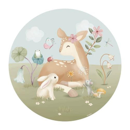 Tapetenkreis Mehrfarbig Fairy Garden Studio Aufnahme
