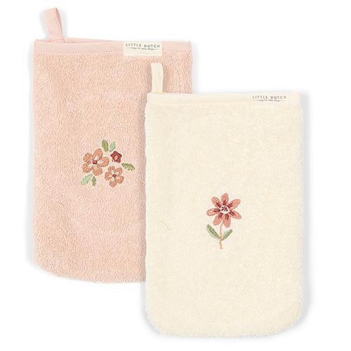 Waschlappen Set Rosa Fairy Garden Studio Aufnahme