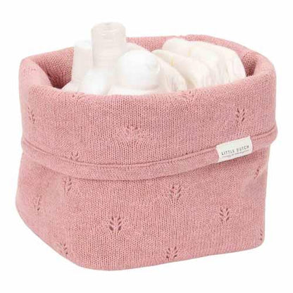 Kleiner Aufbewahrungskorb Rosa Essentials Detail 3