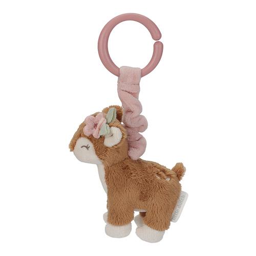 Trillfigur Hirsch Rosa Fairy Garden Studio Aufnahme