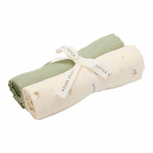 Swaddle Weiß Forest Friends Waldschätze Studio Aufnahme