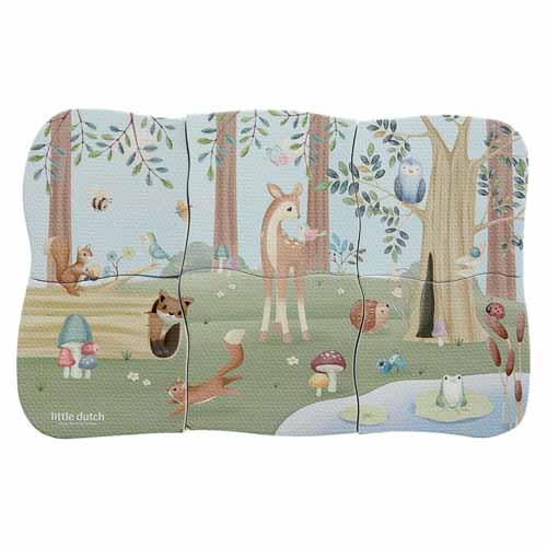 Schaumpuzzle Mehrfarbig Forest Friends Studio Aufnahme