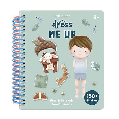 Anzieh und Stickerbuch Forest Friends Studio Aufnahme
