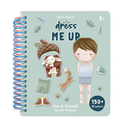 Anzieh und Stickerbuch Forest Friends Studio Aufnahme