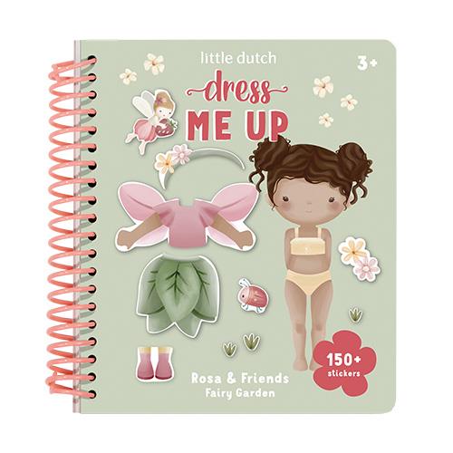 Anzieh und Stickerbuch Fairy Garden Studio Aufnahme
