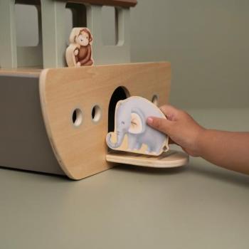 Arche Noah Holz personalisiert - Zur Geburt Little Dutch