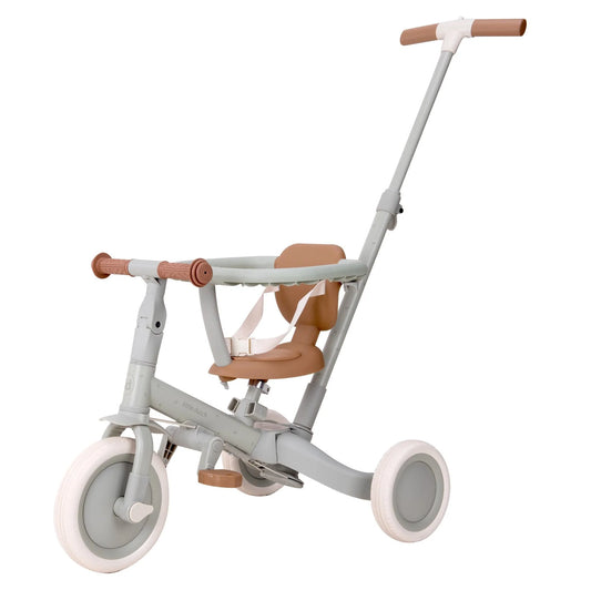 Dreirad 4 in 1 mit Griff Grün - Green Leaf Little Dutch