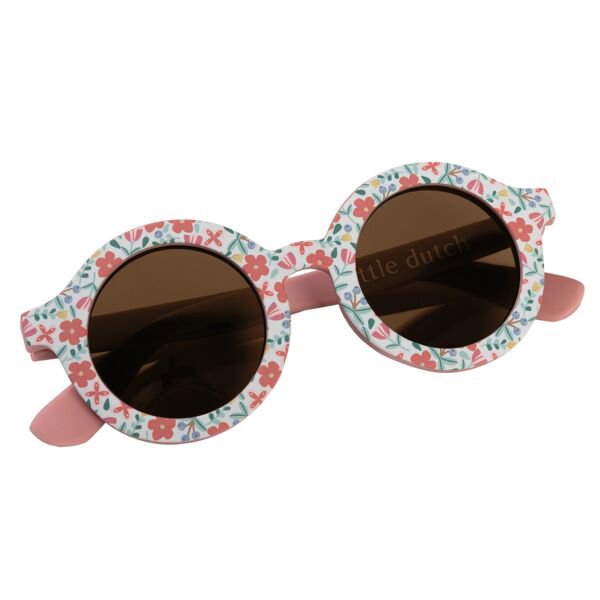 Kinder Sonnenbrille Rund Blumen Studio Aufnahme