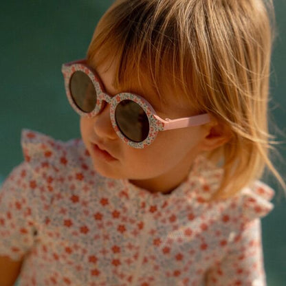 Kinder Sonnenbrille Rund Blumen Detail 6