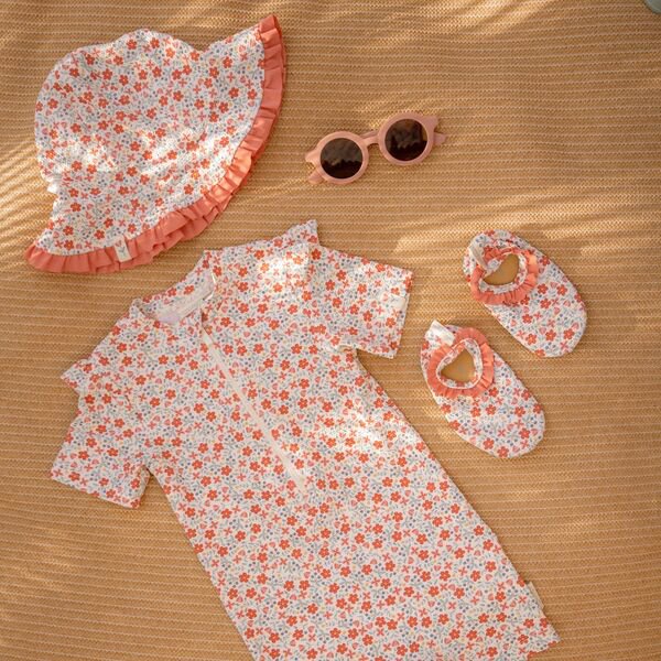 Kinder Sonnenbrille Rund Blumen Detail 7