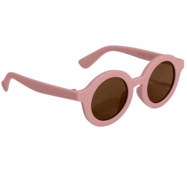 Kinder Sonnenbrille Rund Hellrosa Detail 5