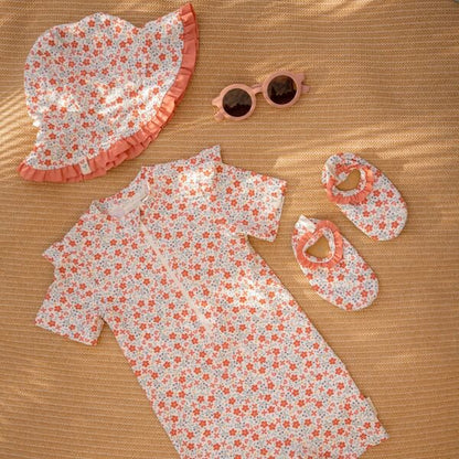 Kinder Sonnenbrille Rund Hellrosa Detail 6