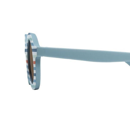 Kinder Sonnenbrille Rund Streifen Detail 5