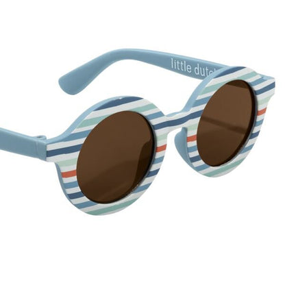 Kinder Sonnenbrille Rund Streifen Detail 3