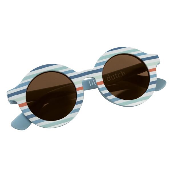 Kinder Sonnenbrille Rund Streifen Studio Aufnahme