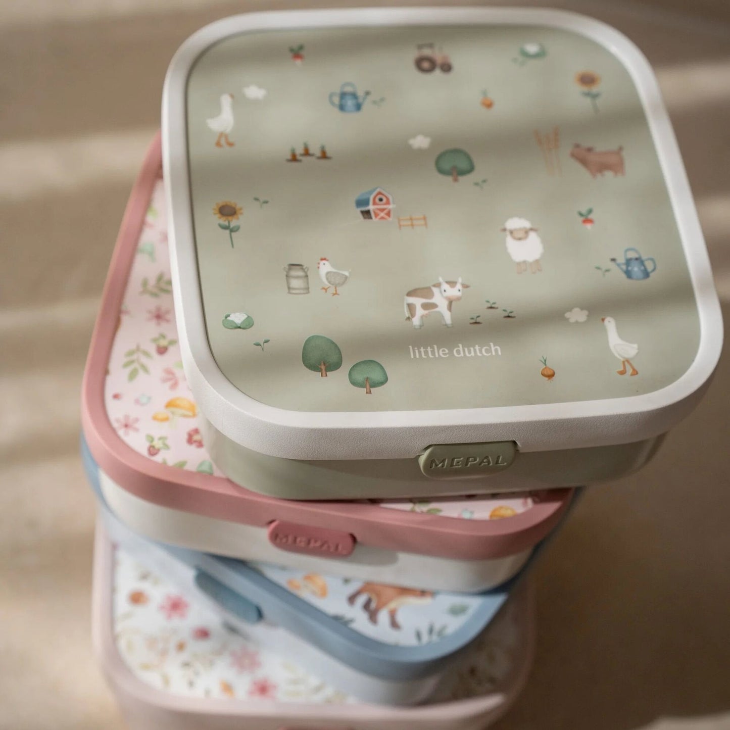 Bento Lunchbox groß Little Farm Detail 9