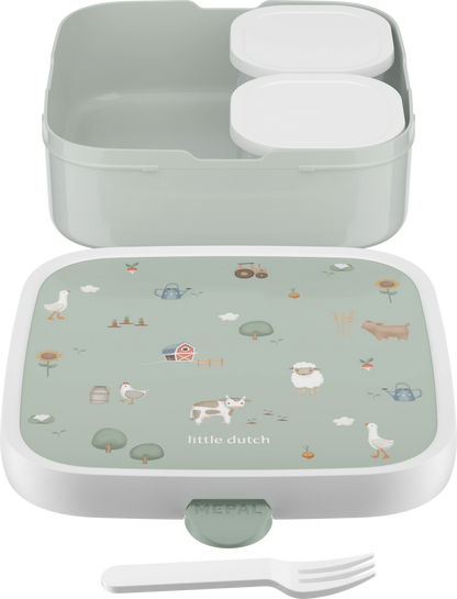 Bento Lunchbox groß Little Farm Detail 3