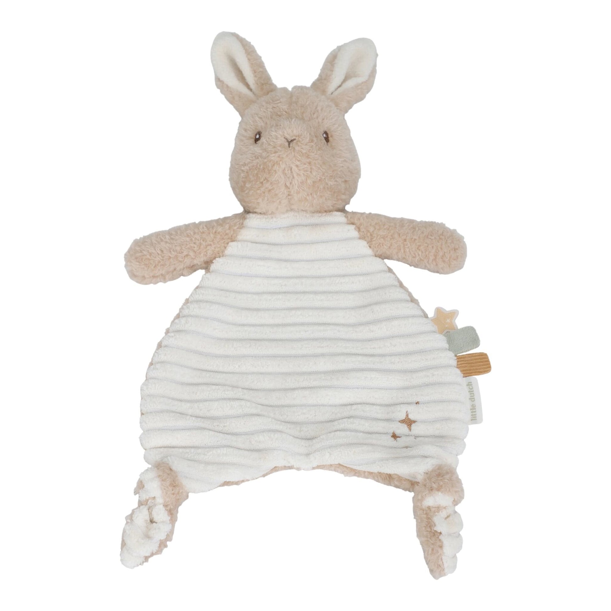 Little Dutch Schmusetuch Hase Newborn Bunny Naturals GRS - Little Dutch - Seitenansicht