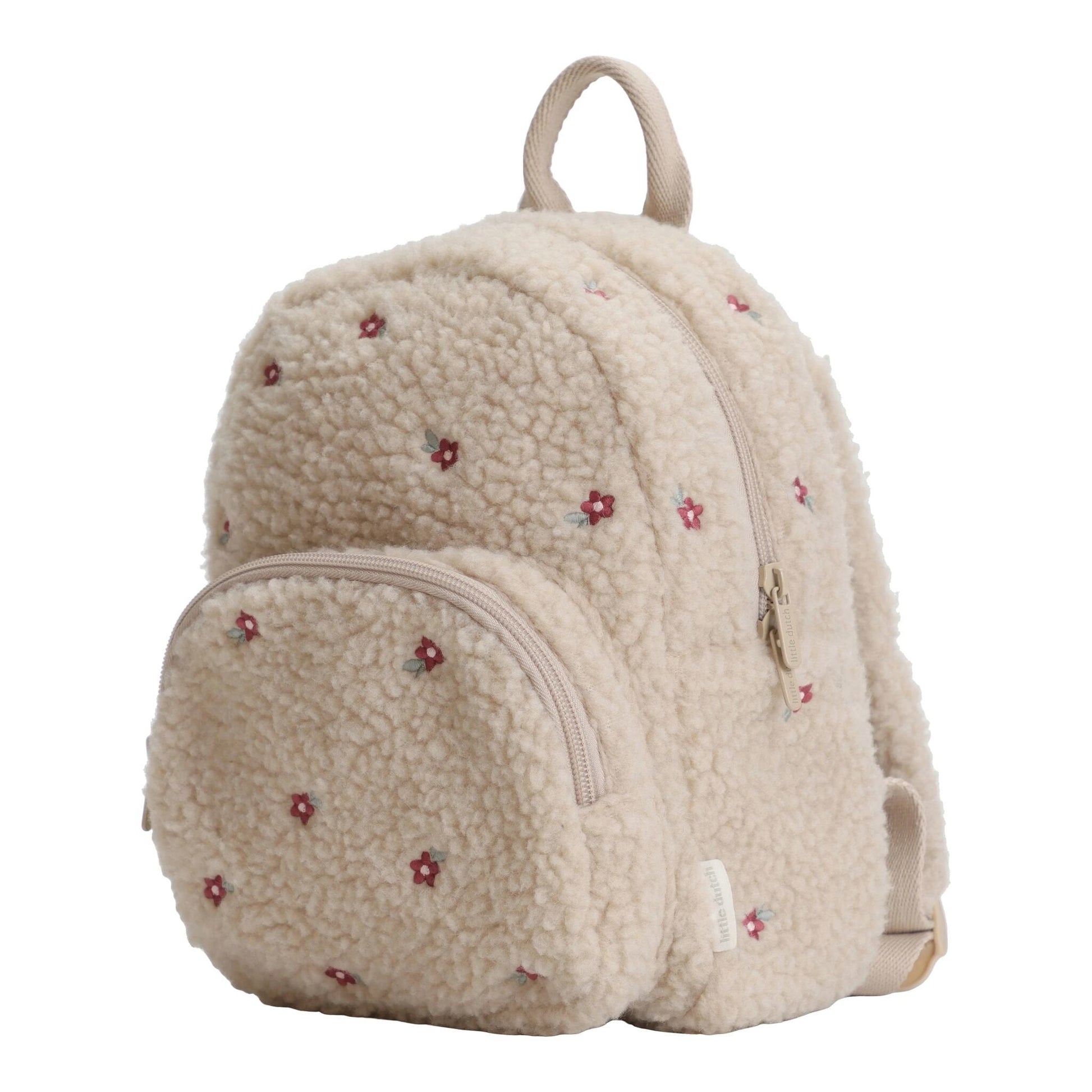 Little Dutch Rucksack Teddy mit Blumen Sand - Lifestyle