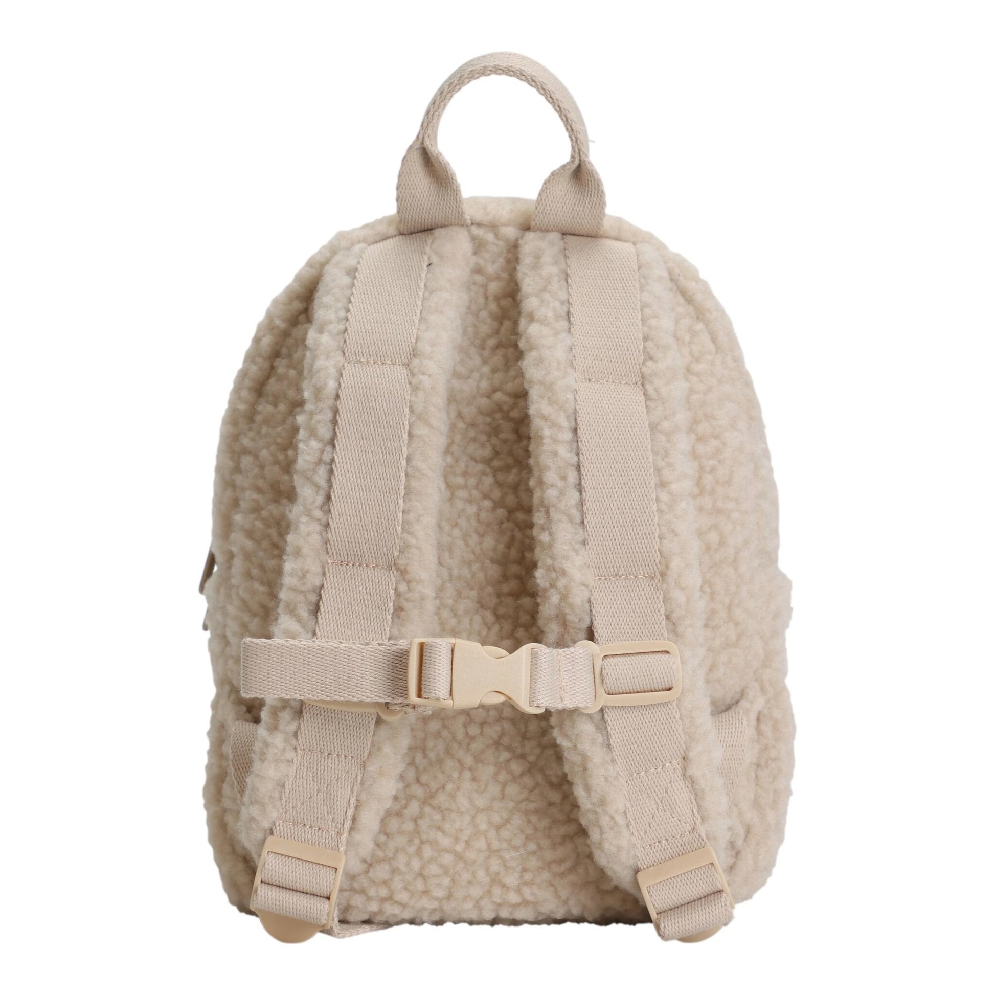 Little Dutch Rucksack Teddy mit Blumen Sand - Seitenansicht
